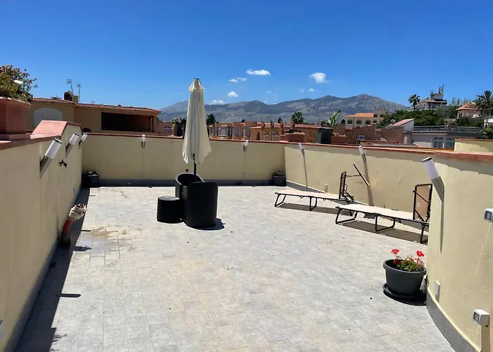 La Casa Di Maretta,mondello Lägenhet